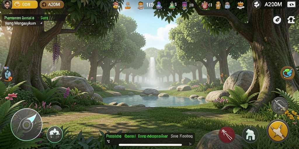 Tampilan gameplay A200M yang seru dan mengasyikkan dalam permainan Casual.