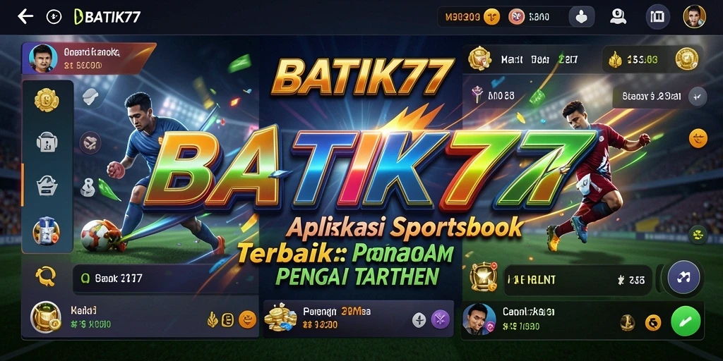 Tampilan utama gameplay Sportsbook BATIK77 yang menarik dan interaktif.