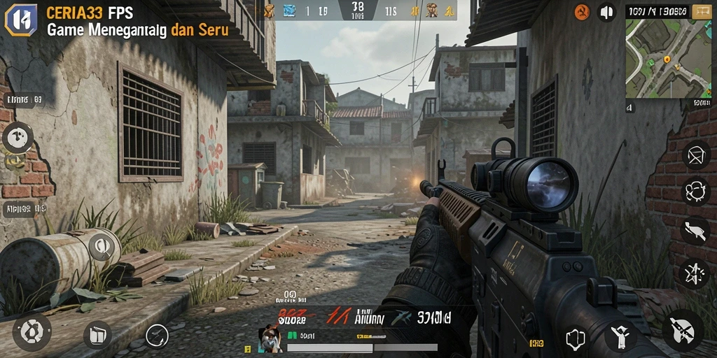 Pengalaman gameplay intens di dunia FPS yang seru.