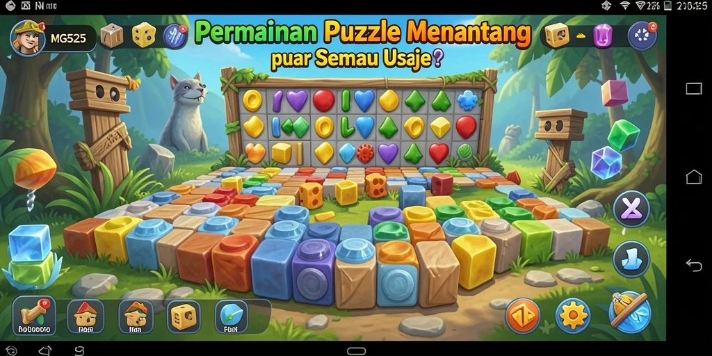 Tampilan gameplay MG525 yang menantang dan seru.