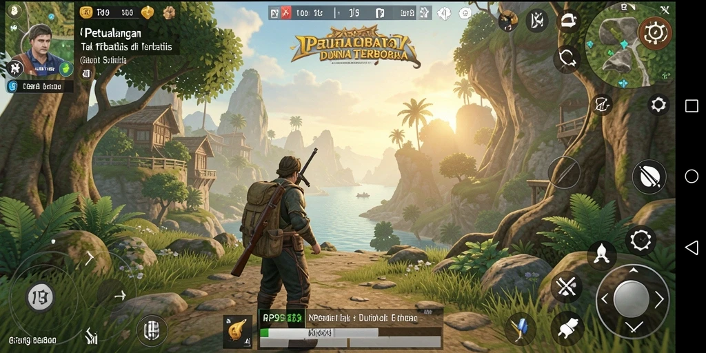 Gameplay RP99 yang menarik di dunia terbuka.