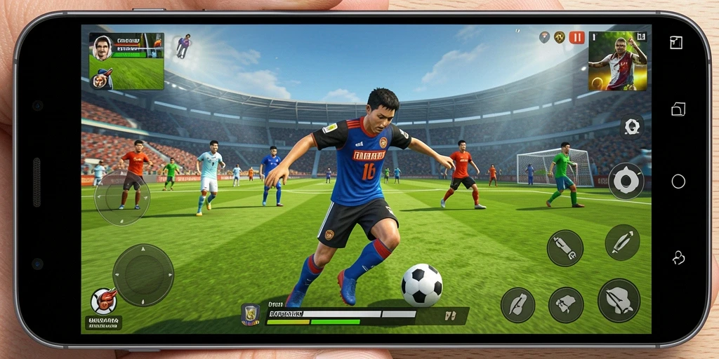 Tampilan gameplay T6 yang seru dan mendebarkan di arena olahraga.