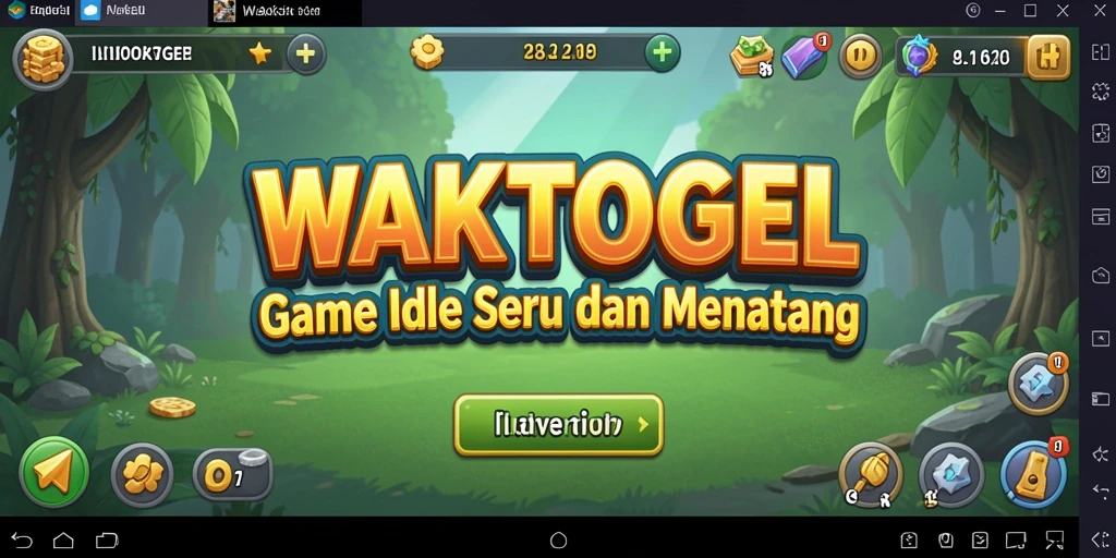 Screenshot WAKTOGEL yang menunjukkan gameplay menarik dalam permainan Idle.